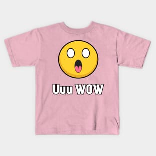 Shocked emoticon Kids T-Shirt